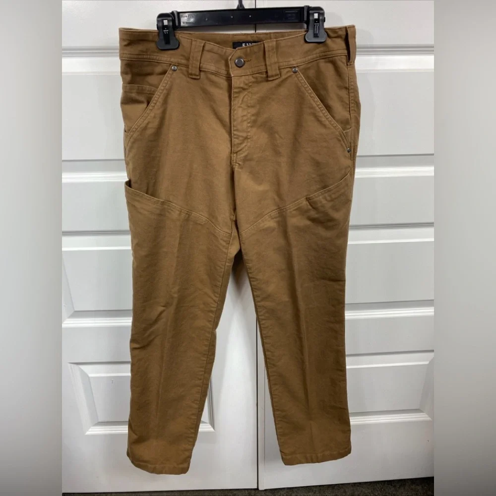 5.11 Tactical Defender Flex Jeans Men’s 32x30 Denim Stretch Straight Leg Brown